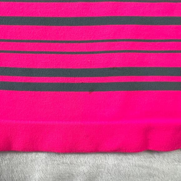 Athleta Scoop Neck Stripe Racerback Tank Top w/ Shelf Bra Size Small Workout Gym - Picture 8 of 8